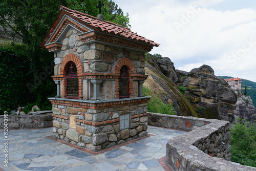 Eastern Orthodox chapel in Meteora, Greece, Kalambaka region