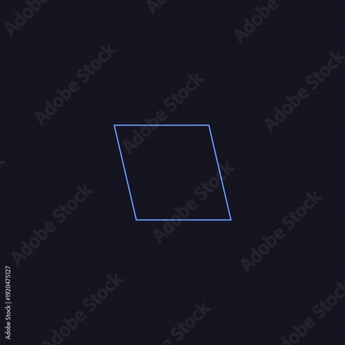 Colorful Rotating cube animation