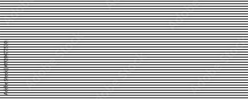 black horizontal stripes pattern, seamless texture vector background.
