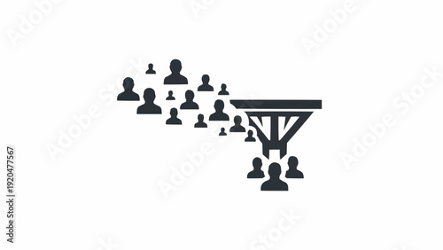 Tableau sur toile People Gathering Around A Table Meeting.