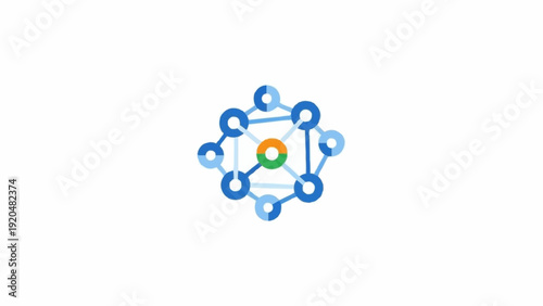 People connected in a circle.