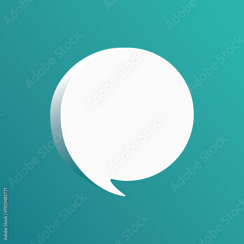 Speech bubble blank frame, text quote box, message