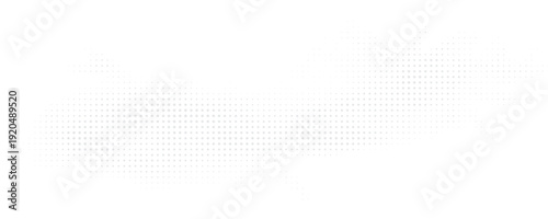 Dotted halftone waves. Abstract liquid shapes, wave effect dotted gradient texture waves isolated vector symbols set.