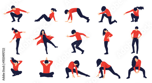 An inspirational image of a woman stretching, emphasizing fitness and wellness. Perfect for health and lifestyle branding.