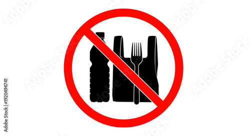 Prohibition Sign for Food and Drink.