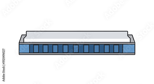 Simple Illustration of a Server or Computer.