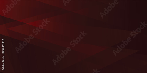 Abstract dark red geometric background with sharp zigzag shapes and gradient shadow vector illustration