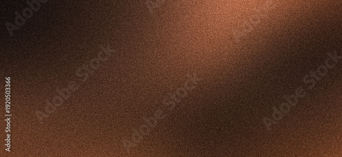 Foto Dark brown noise texture background, glowing grainy blur effect, smooth gradient