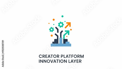 Innovation Layer Creator Platform Logo Design.
