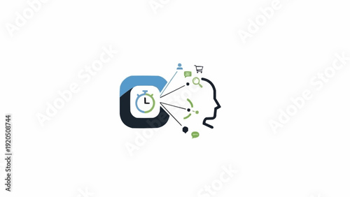 Innovation Technology Brainstorming Concept Design.