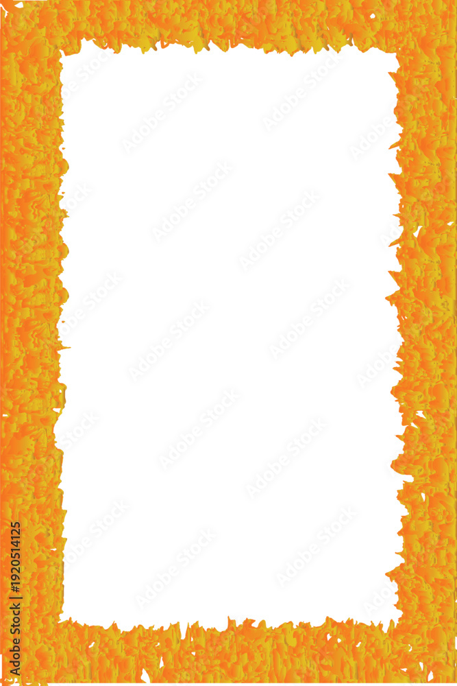 Obraz premium frame with orange fire