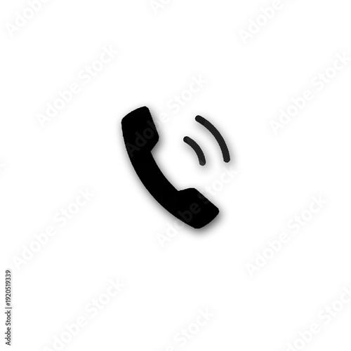 phone icon on white background