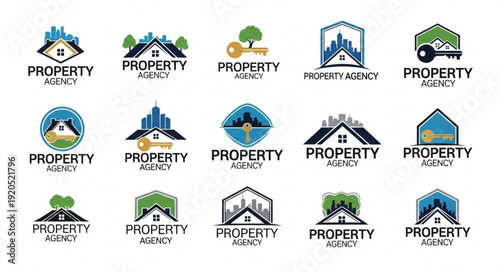 Real Estate Property Agency Logo Collection.