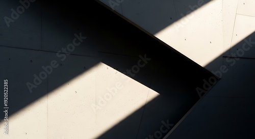 Abstract black and white geometric pattern with sharp angles and lines