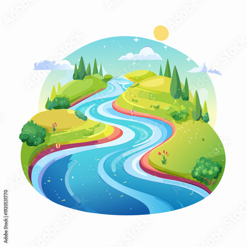 Woman paddling an orange boat on serene water amidst autumn leaves and foliage