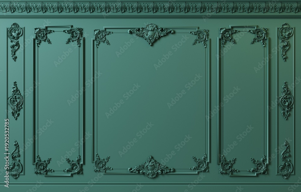 Obraz premium Extra large background wooden cabinet wall