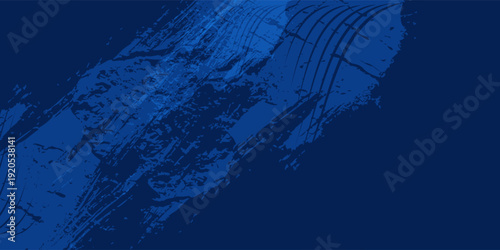 Dots halftone yellow and dark blue color pattern gradient grunge texture background. Dots pop art sport style vector illustration Abstract dark blue abstract background