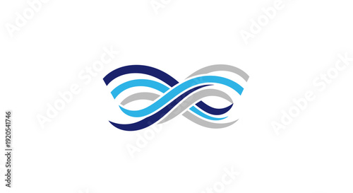 Dynamic Abstract Waves Design, Graphic Art, Digital Creation, Modern Style, Energetic Vibes