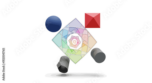 Abstract Vector Art for Modern Design, Digital Environment, Creative Concept