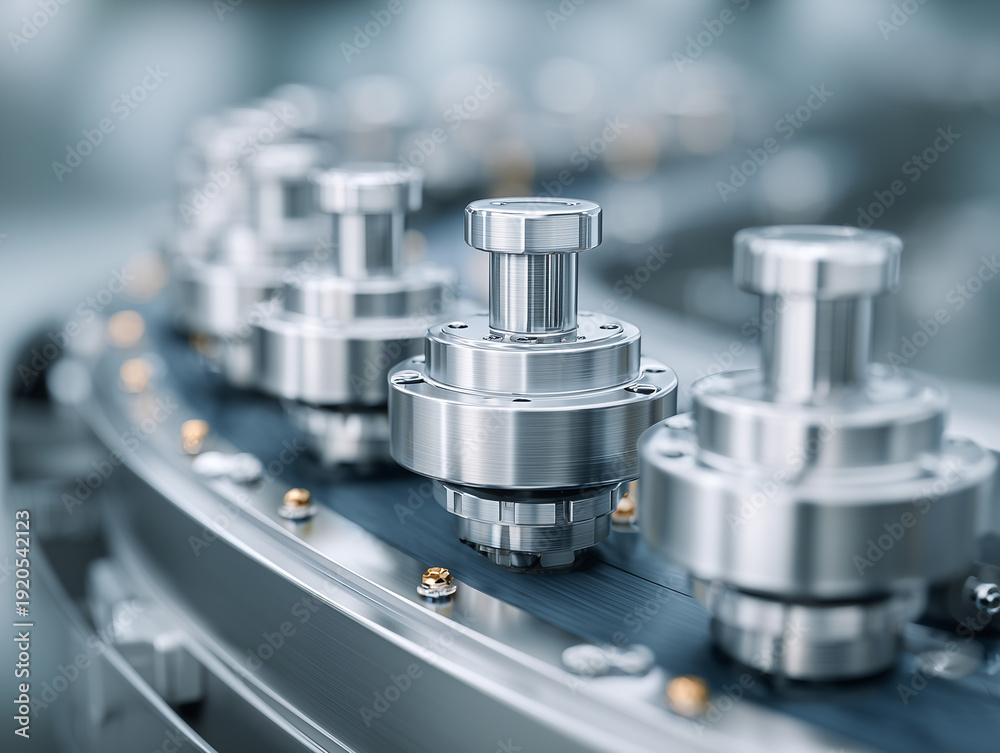 Fototapeta premium close look at a machine parts