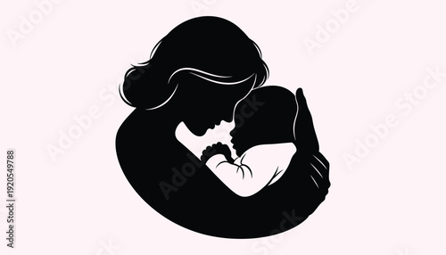 A mother and child in a loving embrace