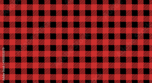 Plaid pattern red and white plaid pattern checked tablecloth	
