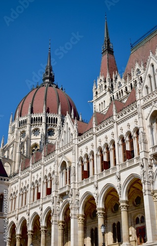 Photography hungarian parliament building in budapest