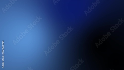 Abstract blue gradient background with a smooth diagonal dark fade. Seamless looping motion ideal for modern UI, corporate presentations, tech branding, and minimal video backdrops in 4K.
