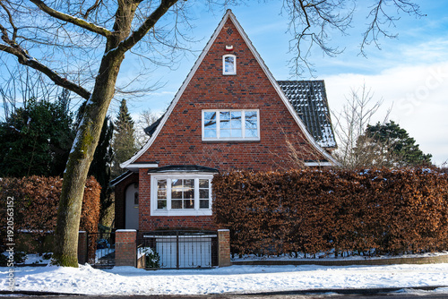 Single-family brick house in Hamburg