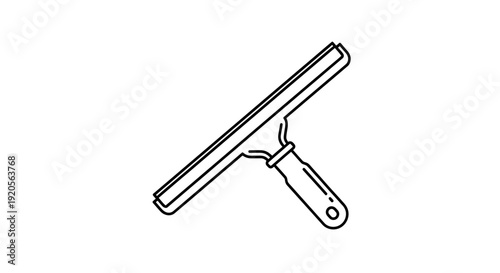 Black metal paper clip isolated on white background vector illustration