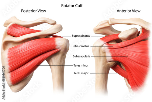 Rotator cuff anatomy detailed illustration1 