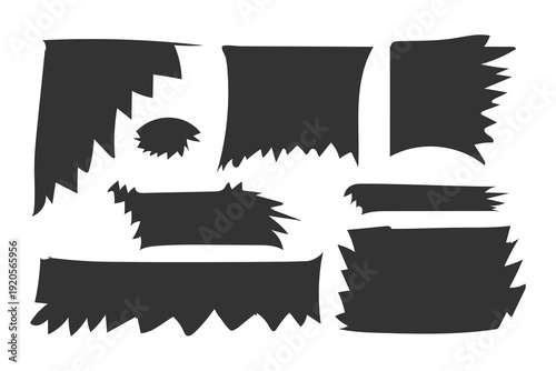 doodle arrow divider frame, pointer