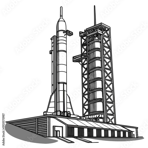 Ultra realistic depiction of space launch a rocket 1