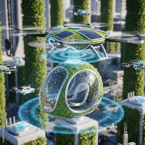 Eco Friendly Drone Synthesis Transportation