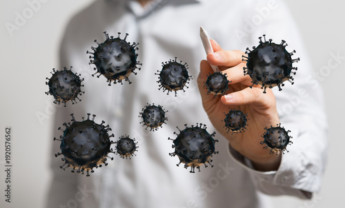 Image depicting a hand poin...