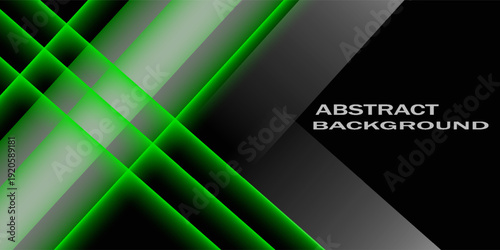 Green vector abstract polygonal pattern. Creative geometric illustration in origami style with gradients. New design for your business.