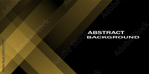 Elegant and luxurious golden yellow abstract striped textured geometric pattern.