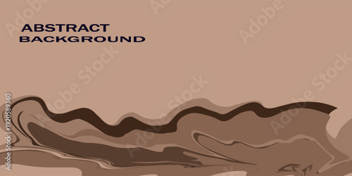 Abstract wave chocolates color background. Vector illustration with splash, dripping,