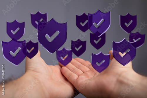 Concept image of hands pres...
