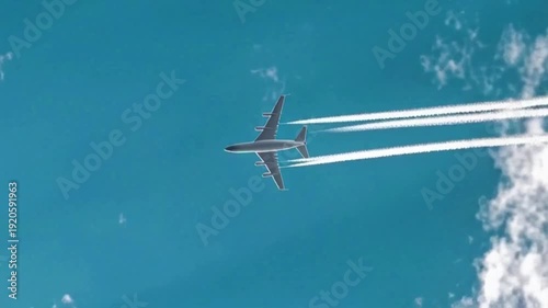 plane in the sky