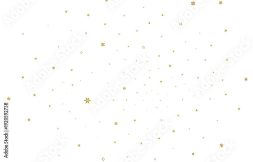 Elegant gold stars scattere...