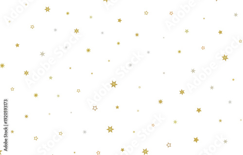 Elegant star pattern in gol...