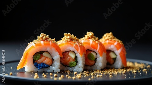 Sushi Rolls with Caviar