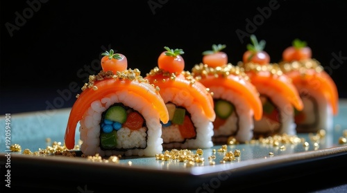 Sushi Rolls with Caviar
