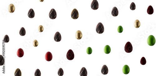 Colorful Easter egg abstrac...