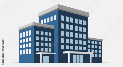 modern office buildings