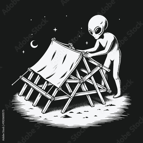 Aliens DIY Project: Building a Tent Under the Stars.
