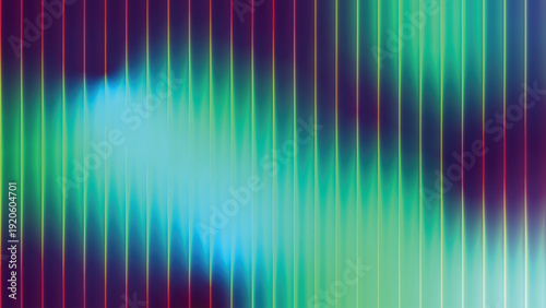 Glossy glass fractal with gradient pink purple colors