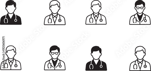 Doctor Appreciation Collection Banner, Doctor appreciation campaign banner design, Doctor appreciation recognition promotion concept, medical tribute awareness marketing graphic, healthcare vector