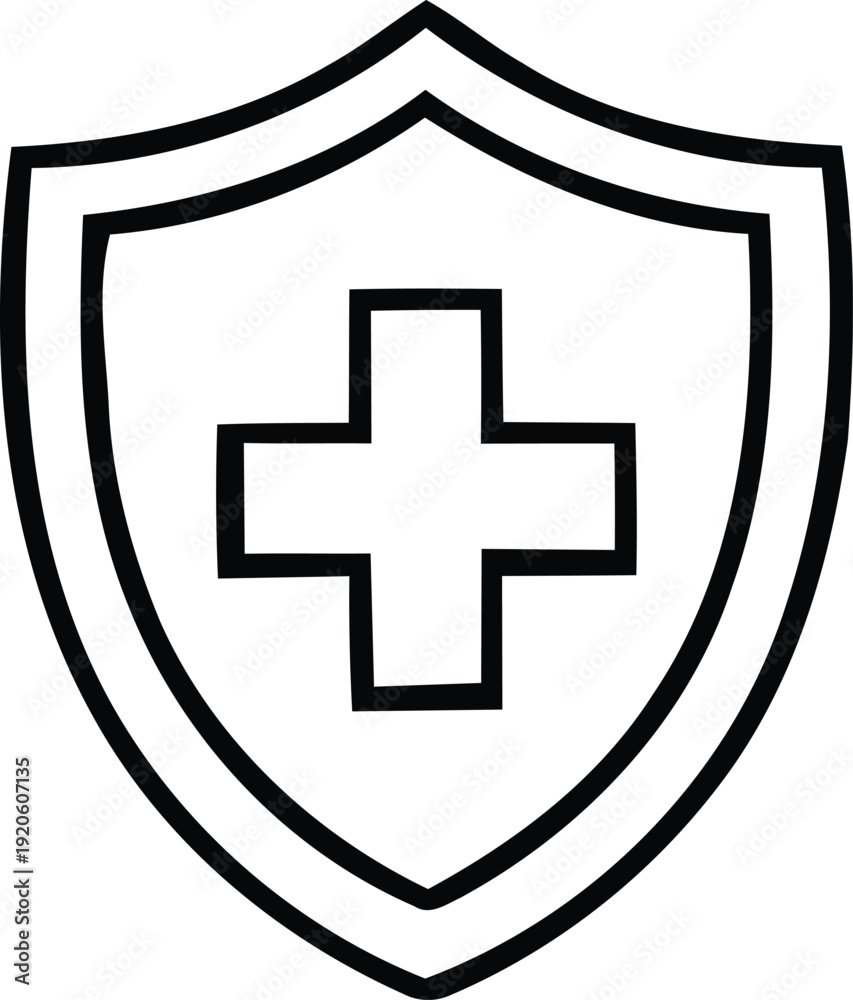 Fototapeta premium Minimalist abstract image featuring a curved black line on a white background